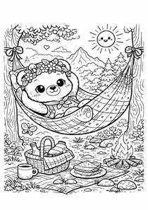 Лісове ведмежа відпочиває