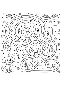 Пес шукає корм