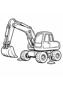 Колісний екскаватор