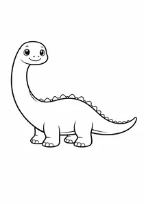 Диплодок з довгою шиєю