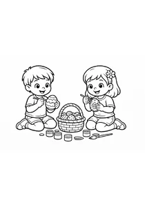 Хлопчик та дівчинка розмаль...