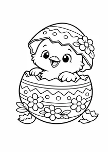 Курча в писанці