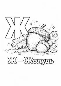 Український алфавіт Ж