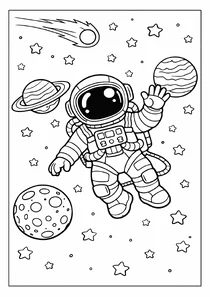 Австронавт в космосі