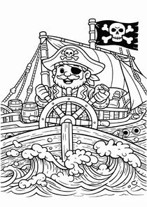 Пірат за штурвалом